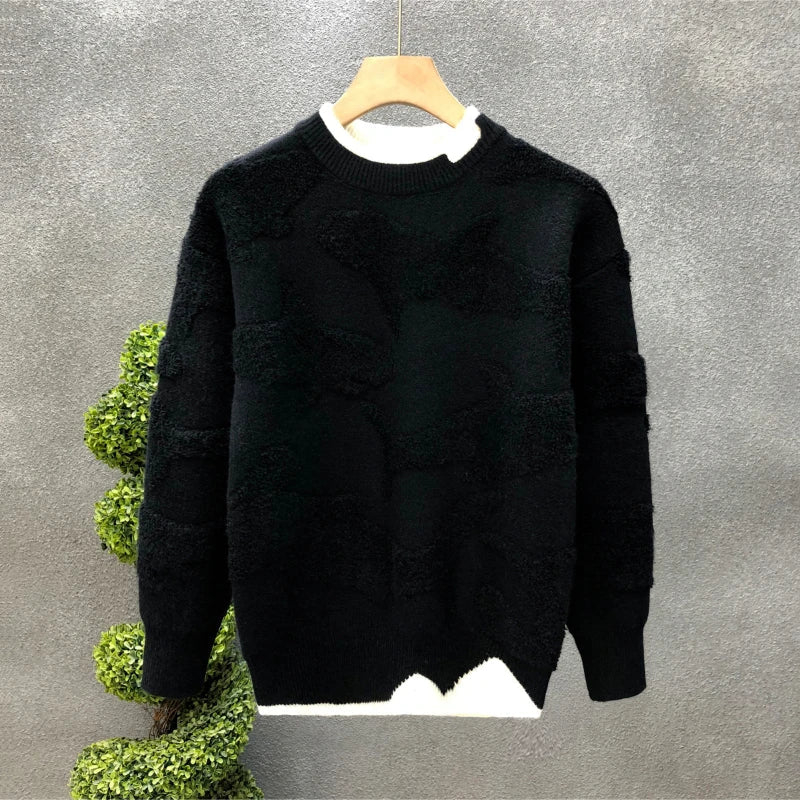 Men's Shark Textured Pullover | Avenia Brand