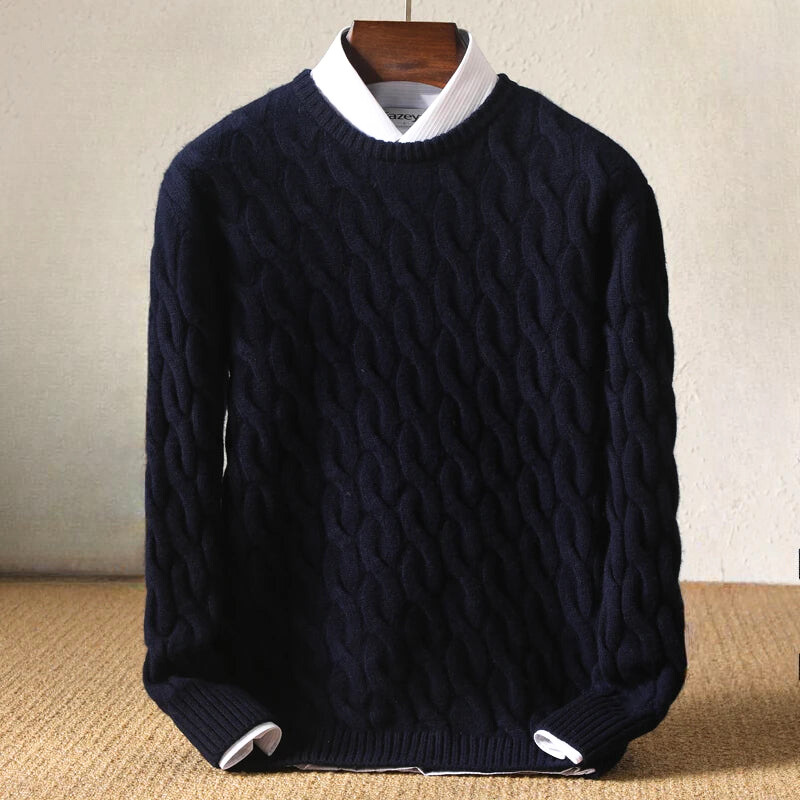 WILLIAM CABLE SWEATER