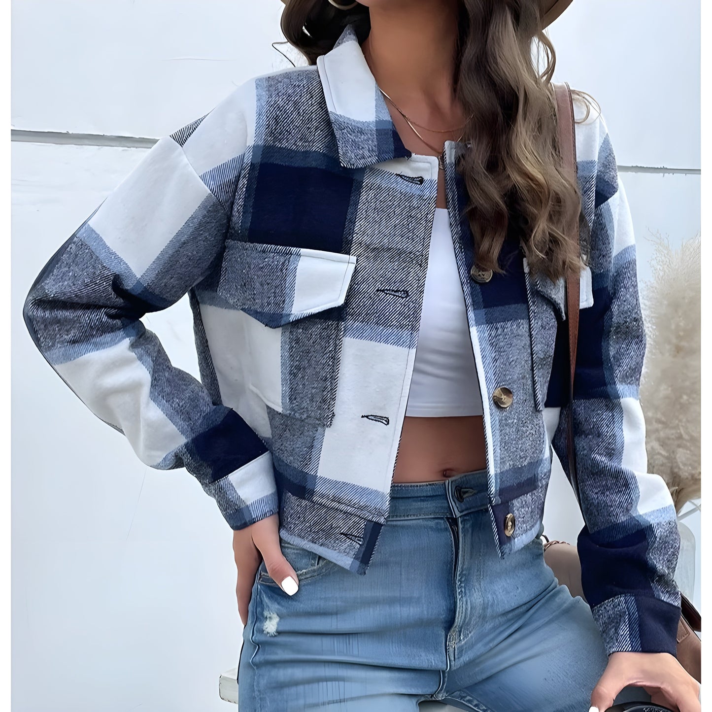 Emma Plaid-Wash Jacket