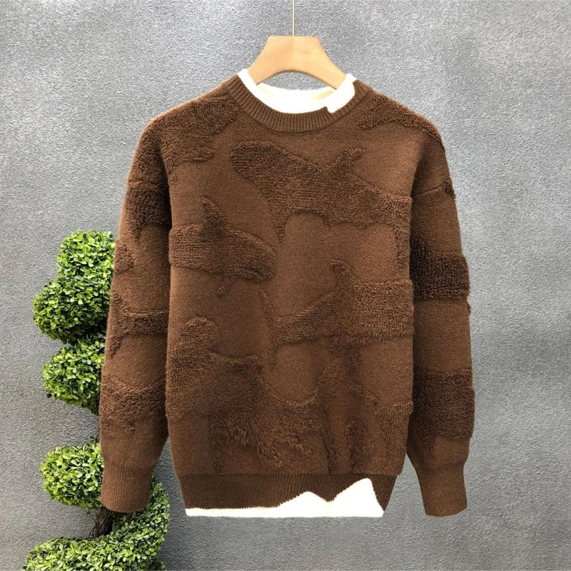 Men's Shark Textured Pullover | Avenia Brand