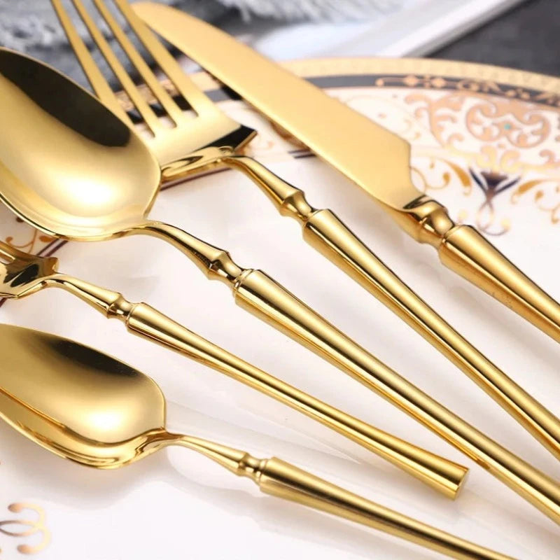 Aston Brushed Stainless Steel Flatware Set | Avenia Brand