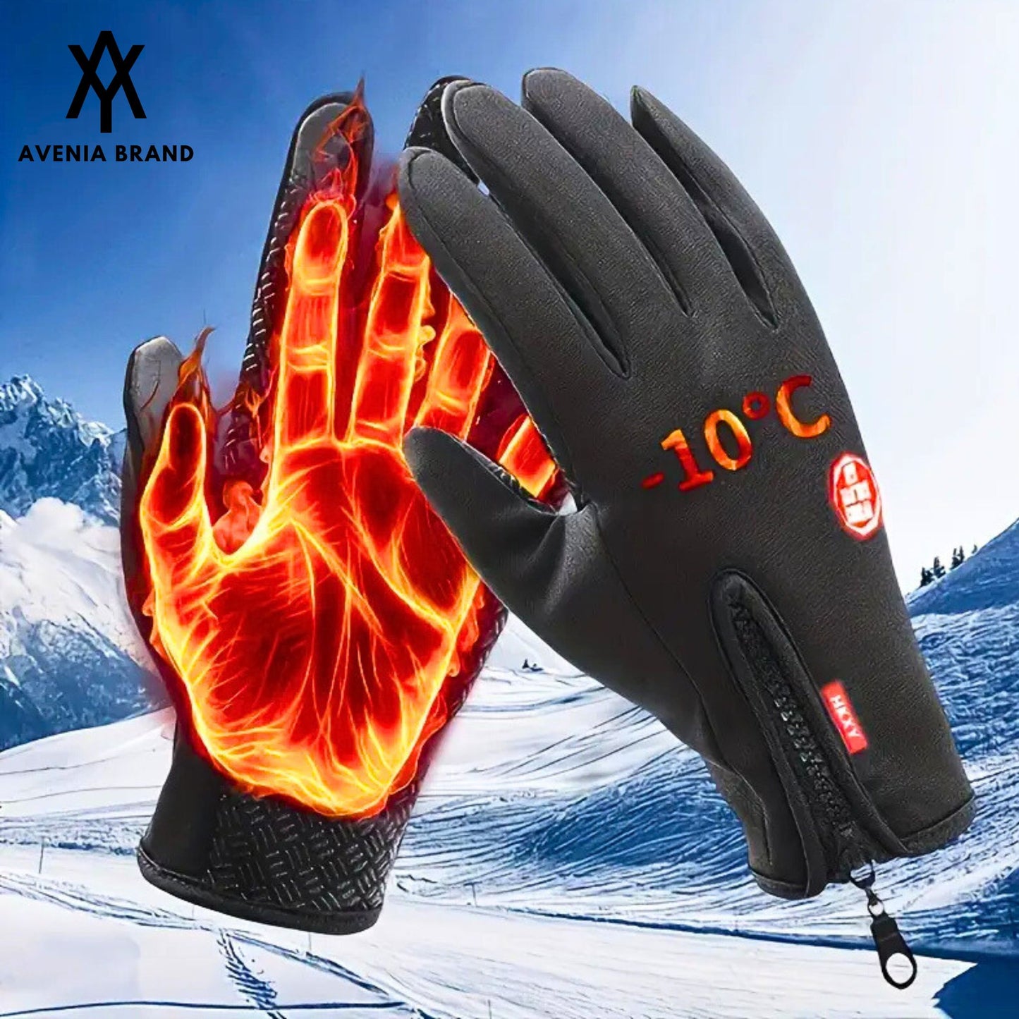 Ultimate Thermal Gloves: Waterproof & Windproof Protection | Avenia Brand