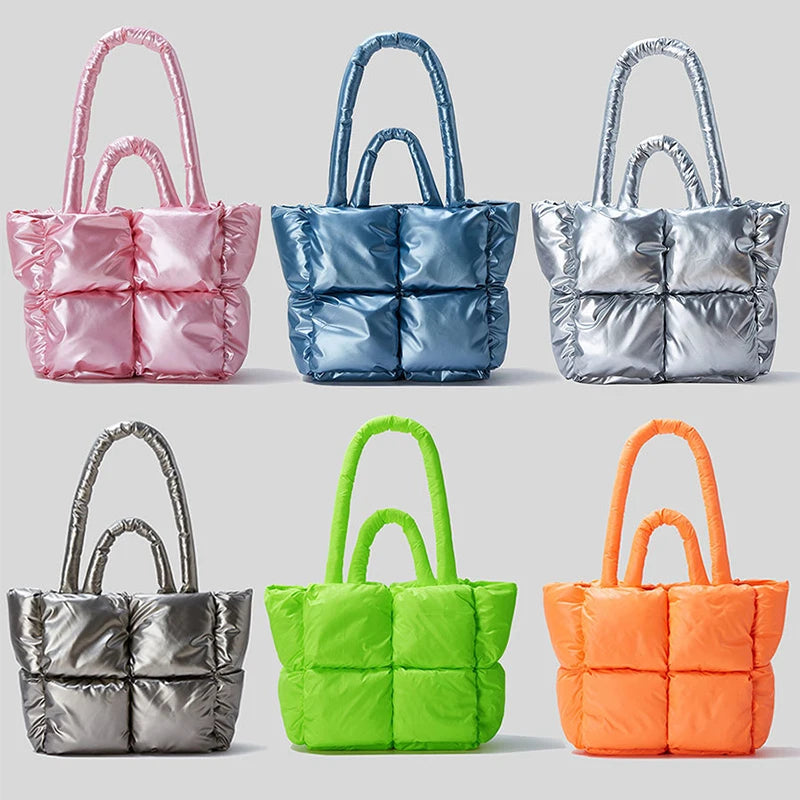 Avigail Quilted Puffer Tote