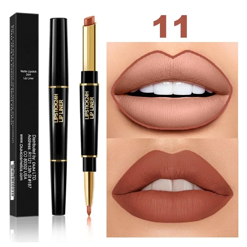 2-in-1 Waterproof Lipstick + Lip Liner