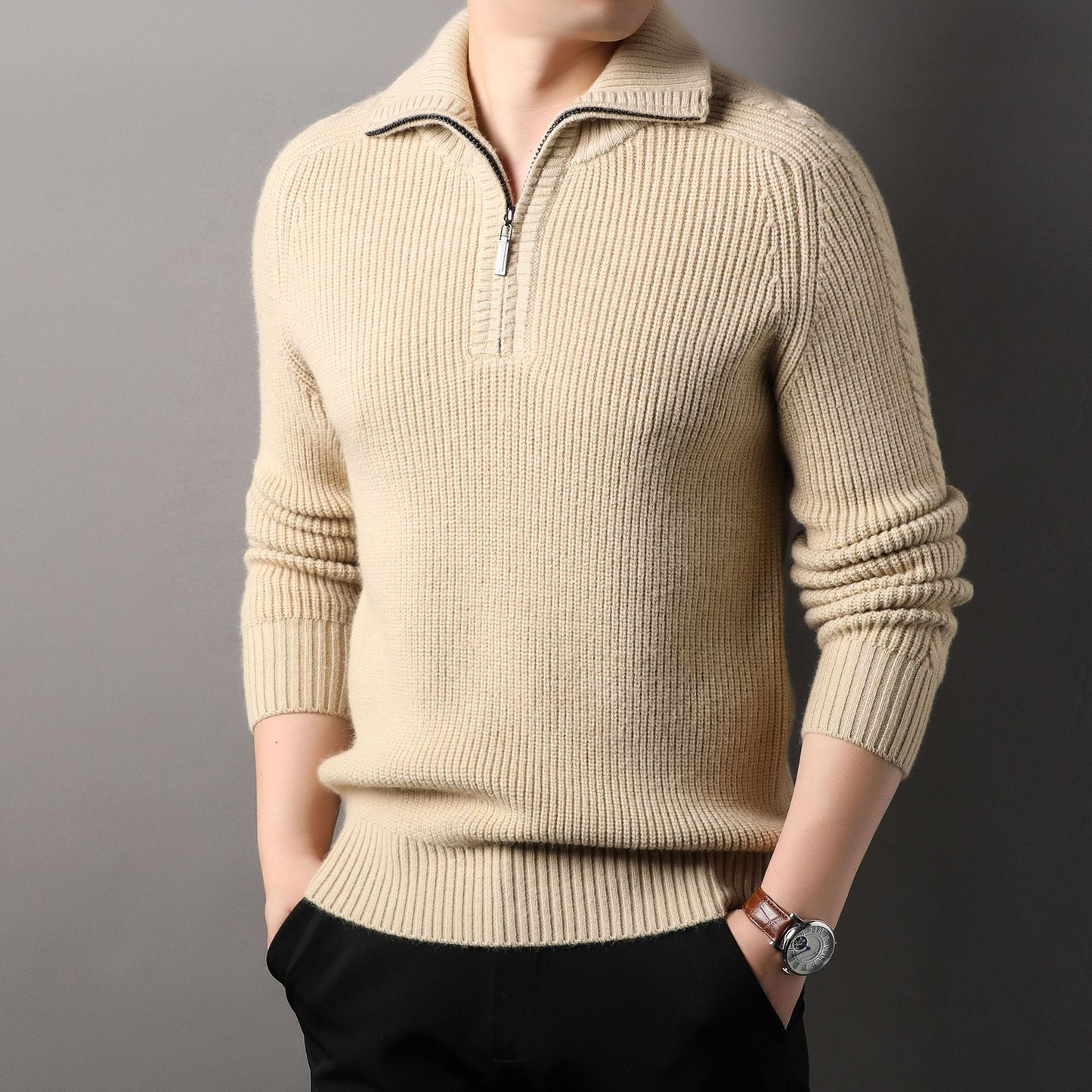 Kingston Quarter-Zip Sweater