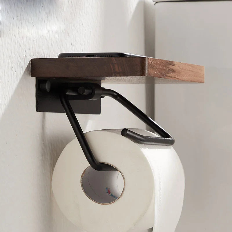 Walnut Groove Bathroom Rack | Avenia Brand