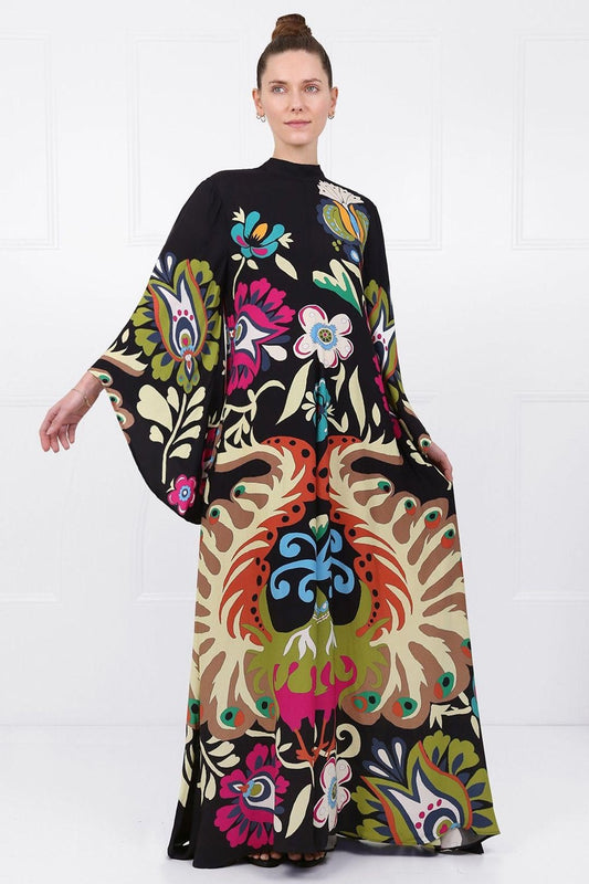 Peacock Magnifico Maxi Dress Multi