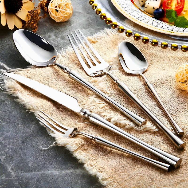 Aston Brushed Stainless Steel Flatware Set | Avenia Brand