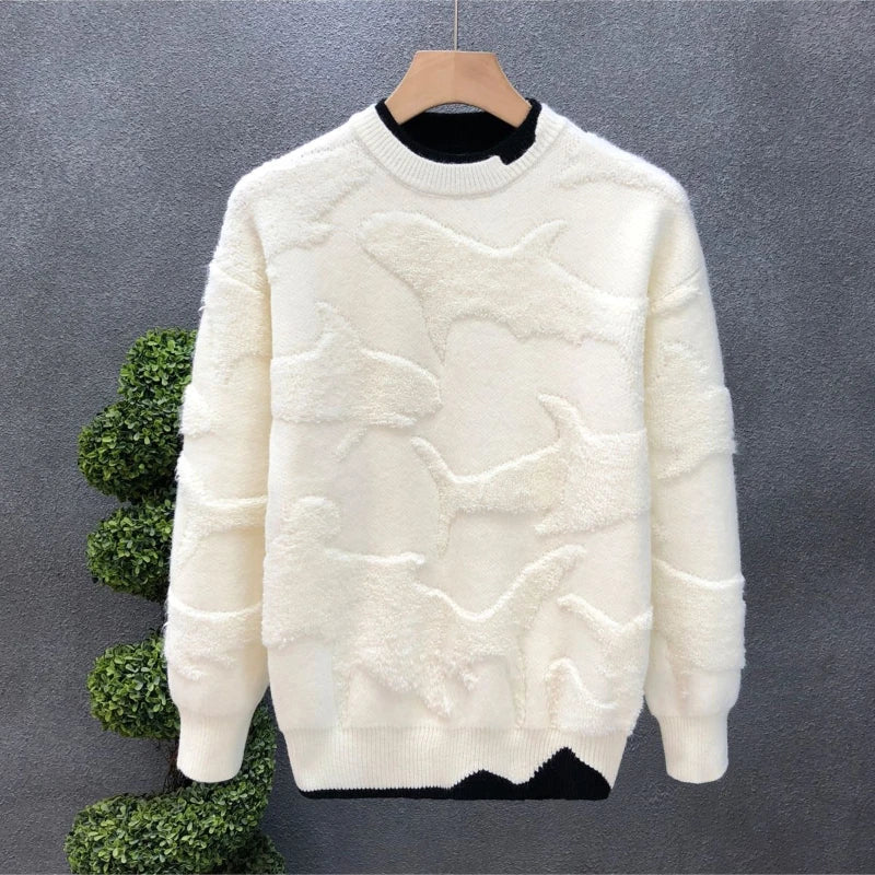 Men's Shark Textured Pullover | Avenia Brand