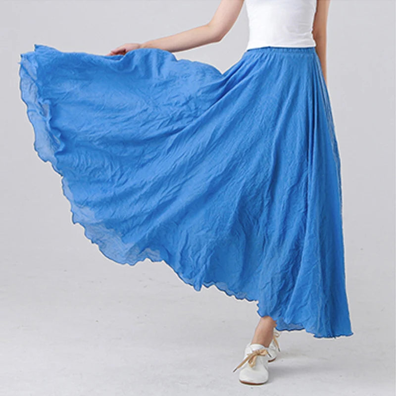 Maci Rhode - Cotton Linen Maxi Skirt