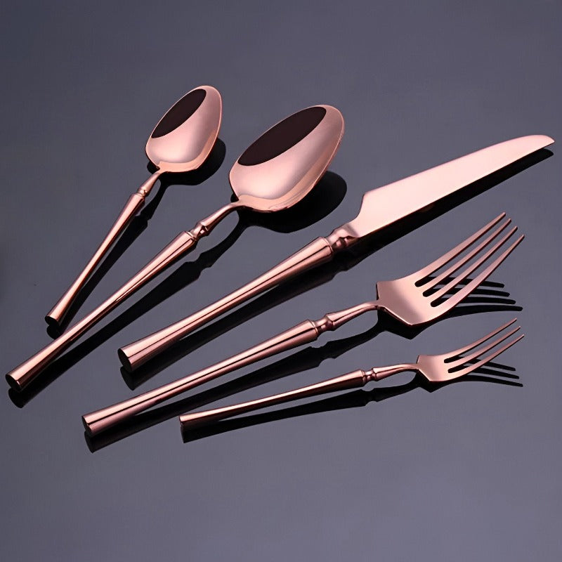 Aston Brushed Stainless Steel Flatware Set | Avenia Brand