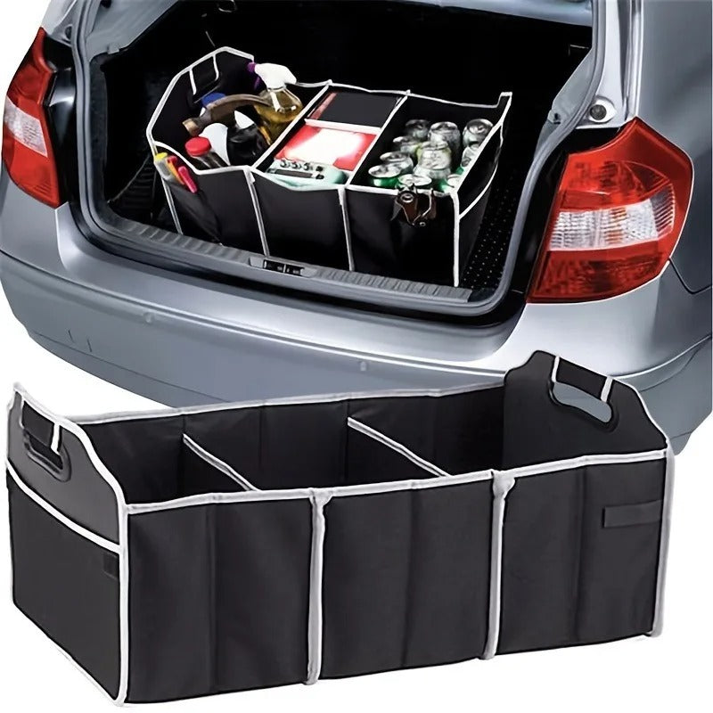 Versatile Car Trunk Organizer – Foldable Storage Box for Vehicle Essentials