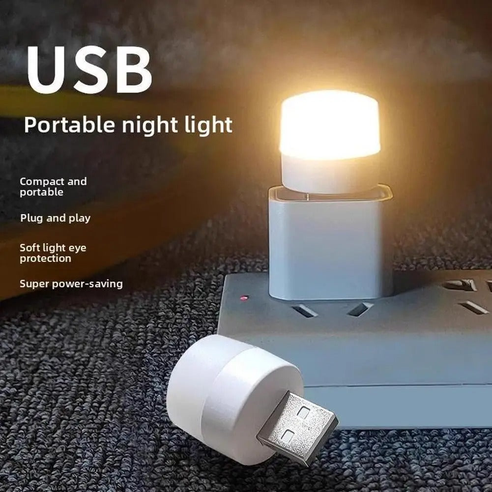 Ultra-Bright USB Mini Night Light – Eye Protection & Warm Glow!